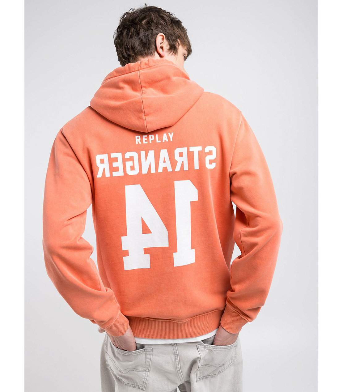 ナンバープリント付きパーカー 詳細画像 オレンジ 2